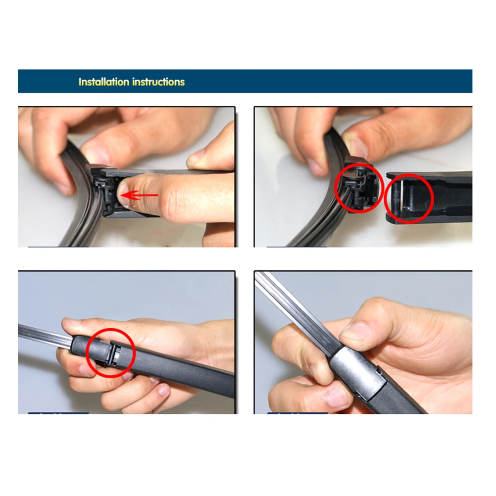 

Erick's Wiper Front & Rear Wiper Blades For SEAT Leon Typ 1P Hatchback 2009 - 2012 Windshield Windscreen Window 26"+26"+11"