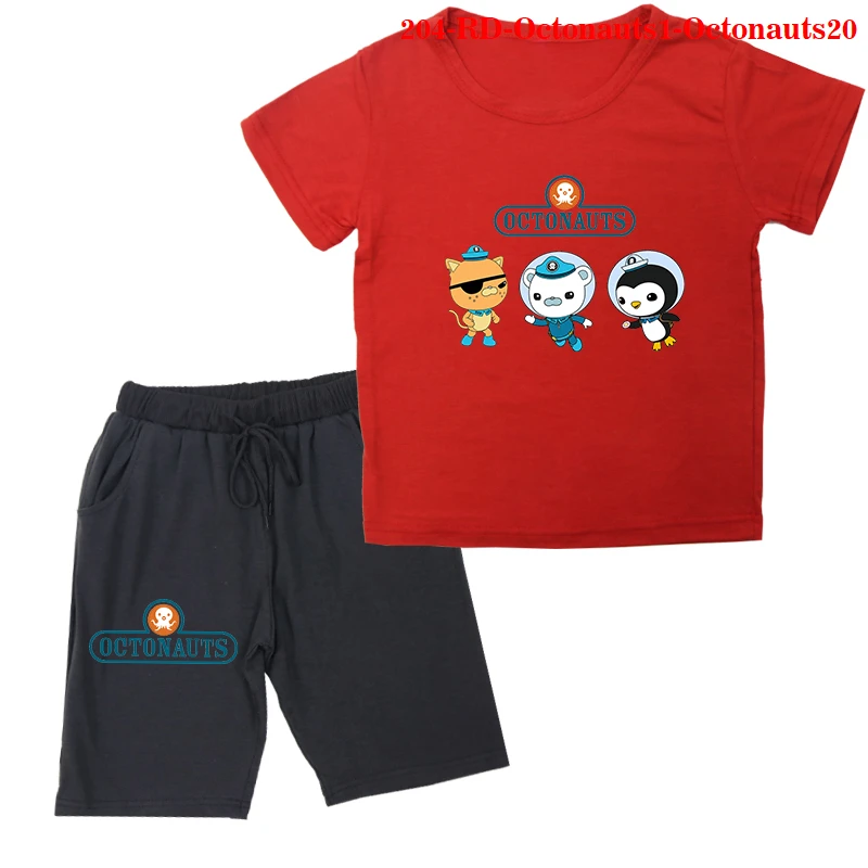 

Baby Boys Clothes Sets Children Clothing Summer Short Sleeve Tracksuit Boys Sport Suits The Octonauts Costume for Kids Clothes
