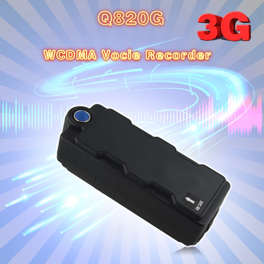Q820G Супер магнитный 3g диктофон HD Запись с 2000 мАч 400 дней долгое время работы
