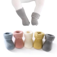 2020 new baby socks winter thick warm socks newborn boys girls baby non slip baby foot sock