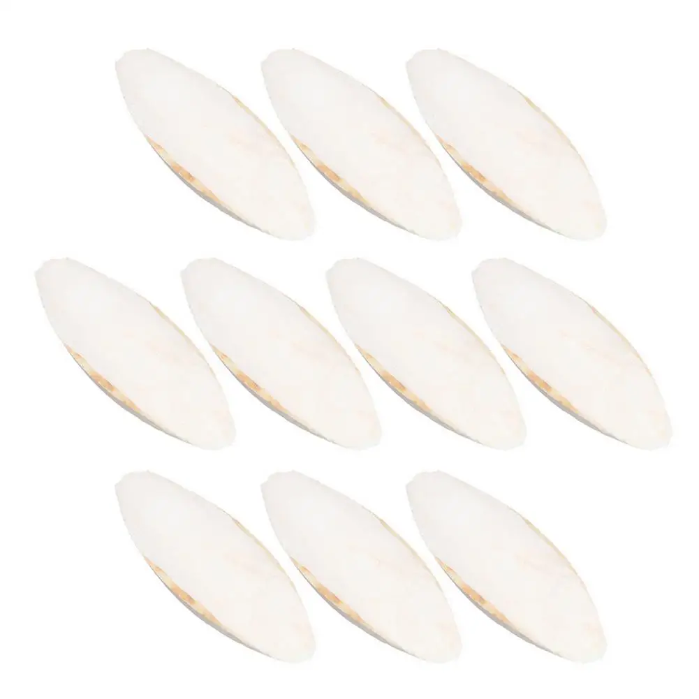 

10Pcs Natural Cuddle Bone Parrot Chew Toys Chewing 9-11cm Cuttlefish Bone Bird Food Calcium Pick Stone Bird Cuttlebone