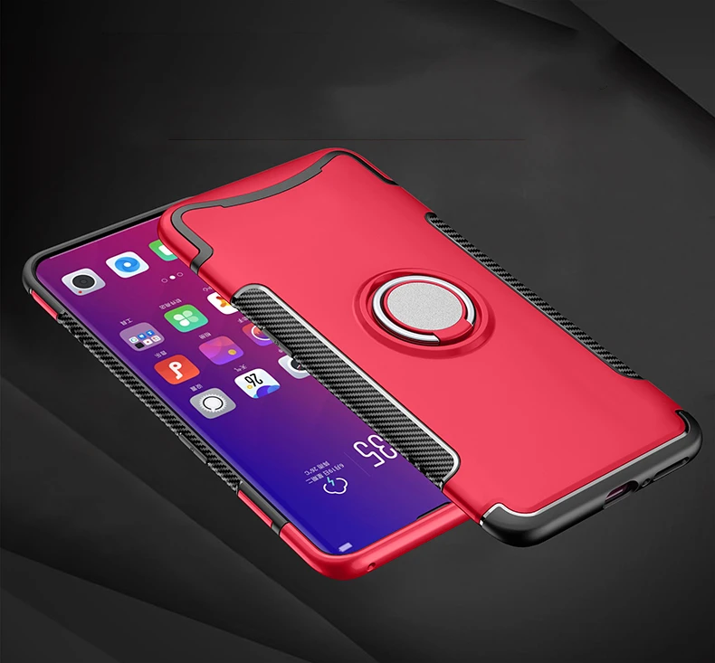 Manderm кольцевой магнитный держатель кронштейн силиконовый чехол для телефона OPPO