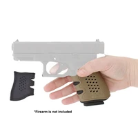 tactical rubber grip glove airsoft glock 1911 m92 handguns pistol holster sleeve anti slip protect cover hunting accessories