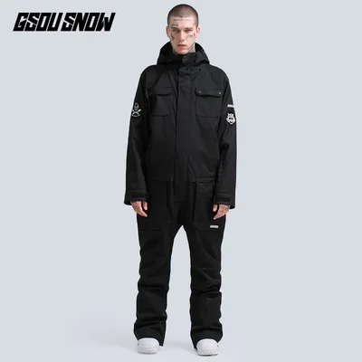 color7 StormRunner одноплатный двойной Лыжный костюм, Водонепроницаемый, дышащий и теплый открытый мужской лыжный костюм s - Цвет: color7