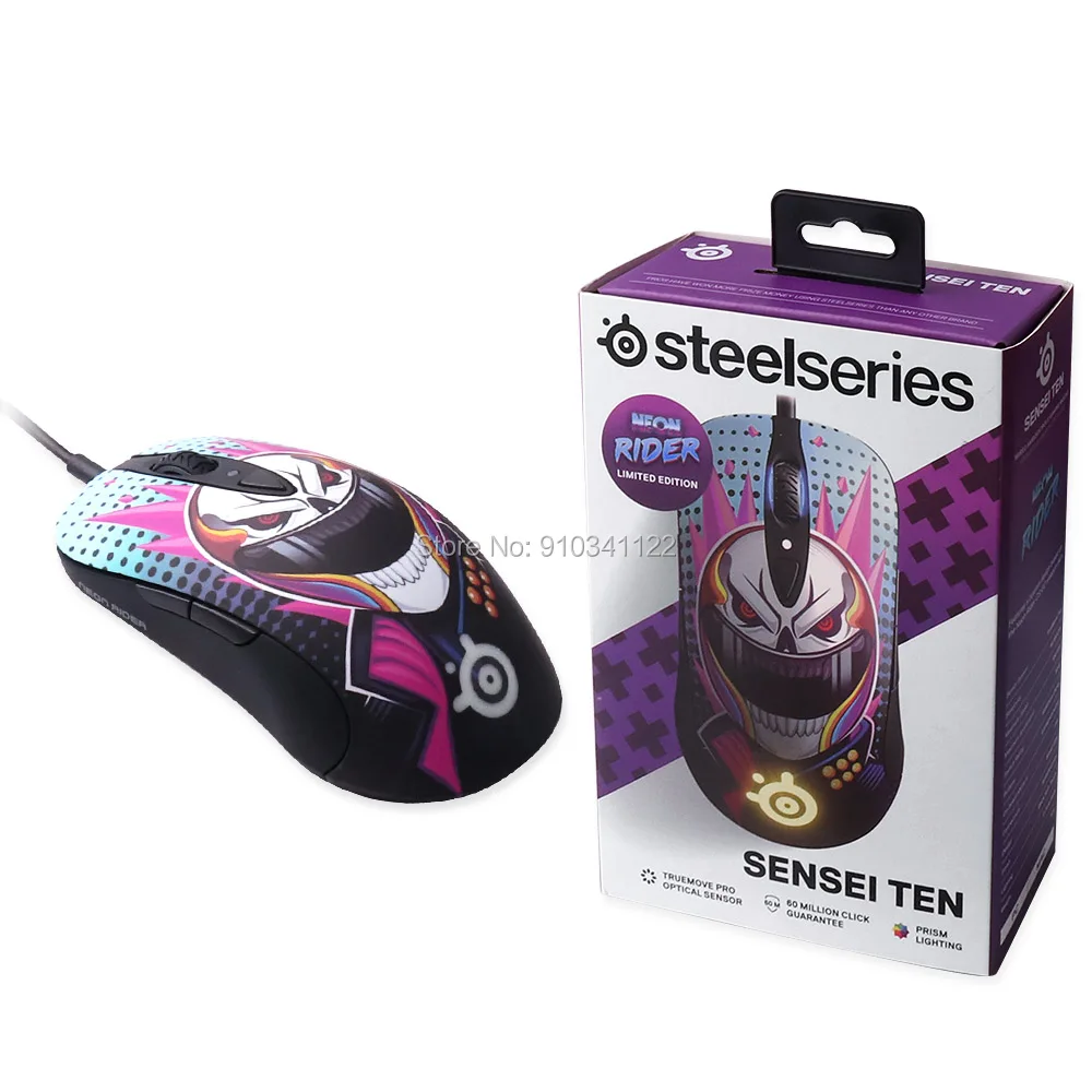 Steel.Series Sensei Ten Neon Rider Edition Gaming Mouse 18000 DPI -Retail Box