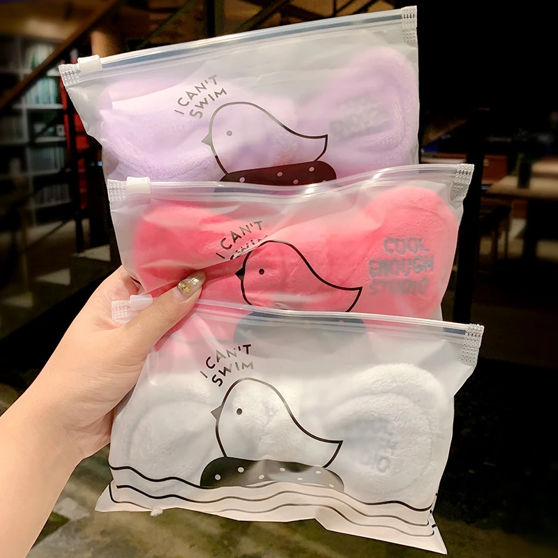 Женская мягкая эластичная повязка на голову с бантиком и надписью OMG из