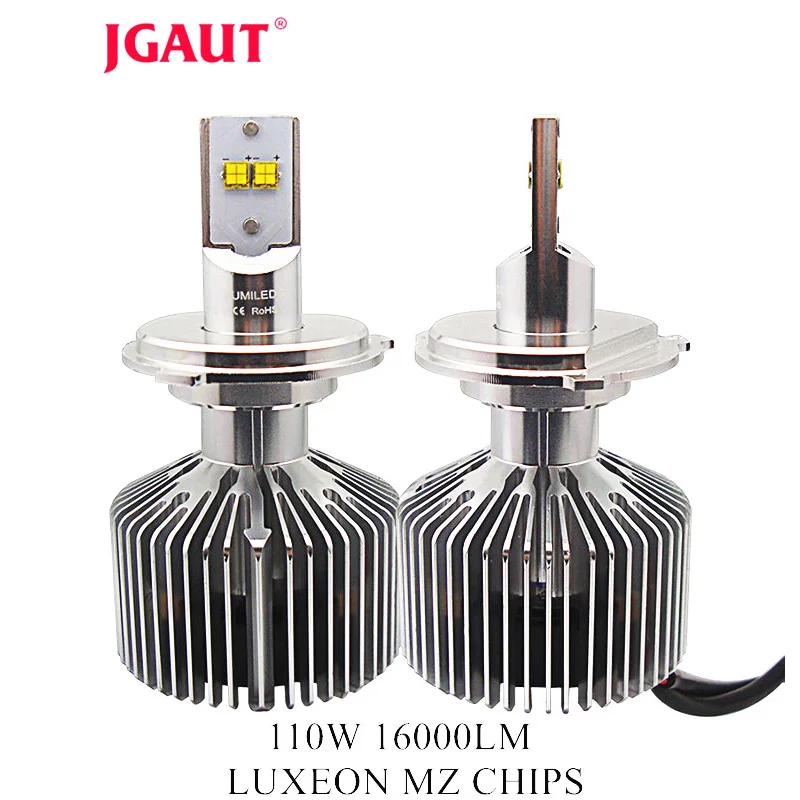 JGAUT светодиодный ные фары 110W 16000LM H4 Hi_Lo Beam 9005/HB3 9006/HB4 P5 Автомобильные