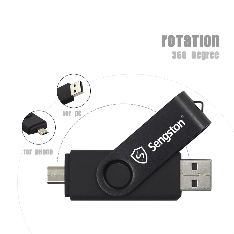 Sengston 2 в 1 USB флеш накопитель OTG Android 0 карта памяти|USB флэш-накопители| |