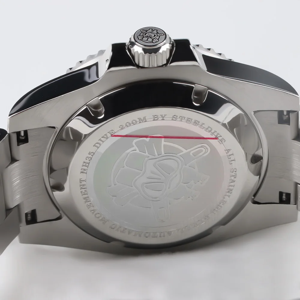 

1954 200m Waterproof Dive Watch Nh35 Sapphire Automatic Watches C3 Luminous Mens Captain Willard Watch