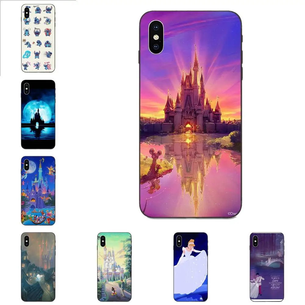 Милое платье принцессы с персонажем мультфильма Золушка замок для Galaxy A8 A9 звезды