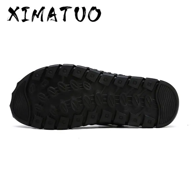 New Big Size 38-46 Genuine Leather Men Sandals Summer Quality Beach Slippers Casual Sneakers Outdoor Roman Shoes | Обувь