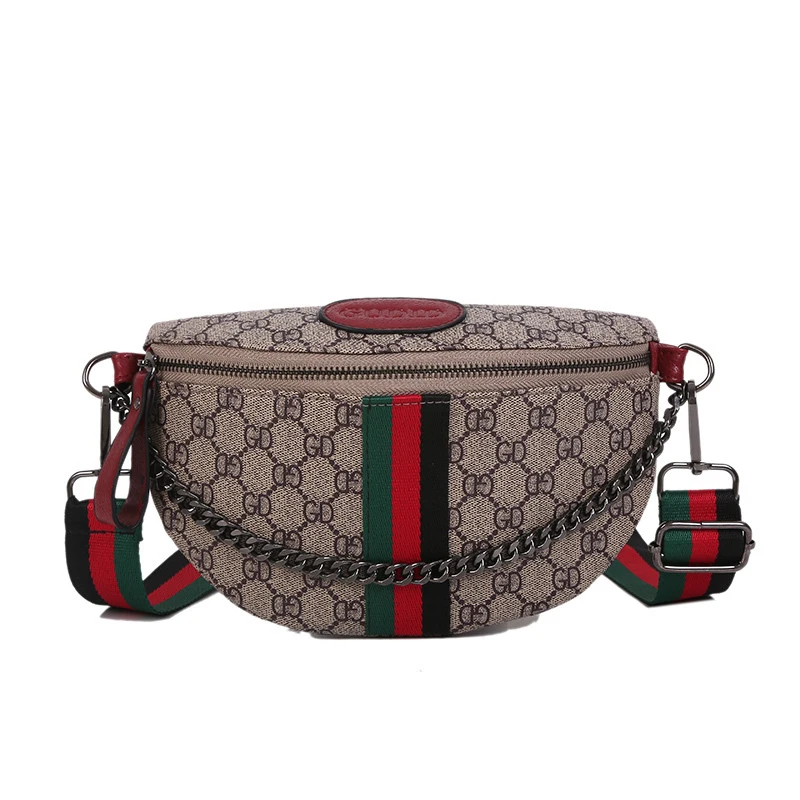 2019 Новая Европейская и американская мода женская сумка напечатанная нагрудная