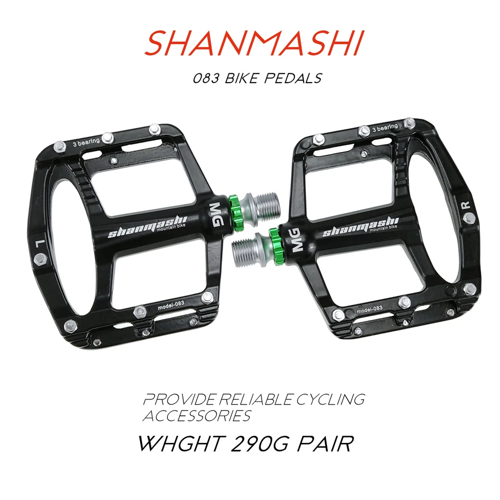 SHANMASHI MTB велосипедные педали Магниевый сплав 3 подшипника ЧПУ Горный Дорожный для