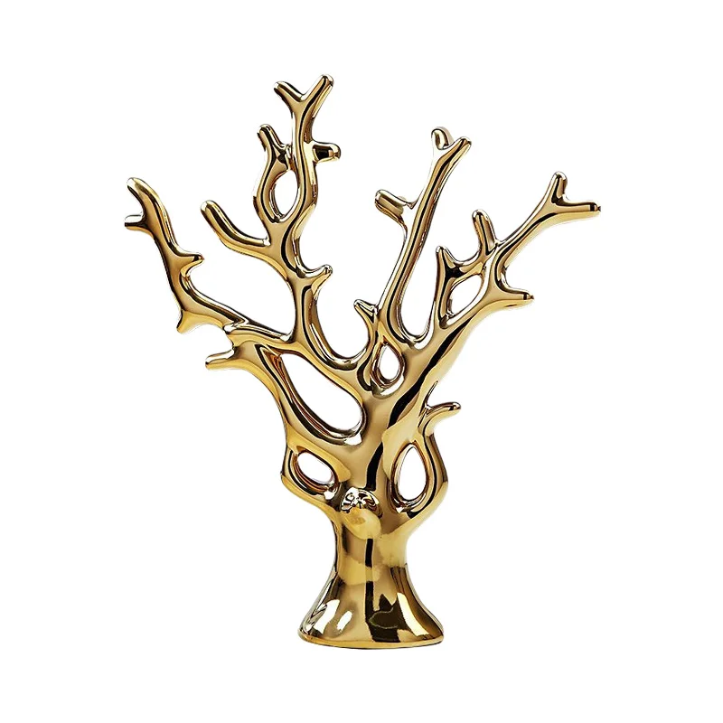 

Modern Luxury Ceramic Jewelry Accessories Home Living Room Desktop Figurines Decoration Entrance Coffee Table Sculpture Crafts