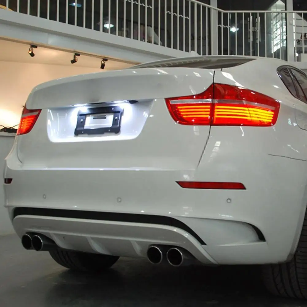 

Universal 2PCS Car LED License Number Plate Light For Mercedes Benz W163 W164 X164 W251 V251 ML 280 320 420 GL 350 500 550 AMG