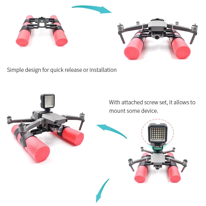 Амортизирующее шасси для посадки на ногу тренировочный комплект плавающий