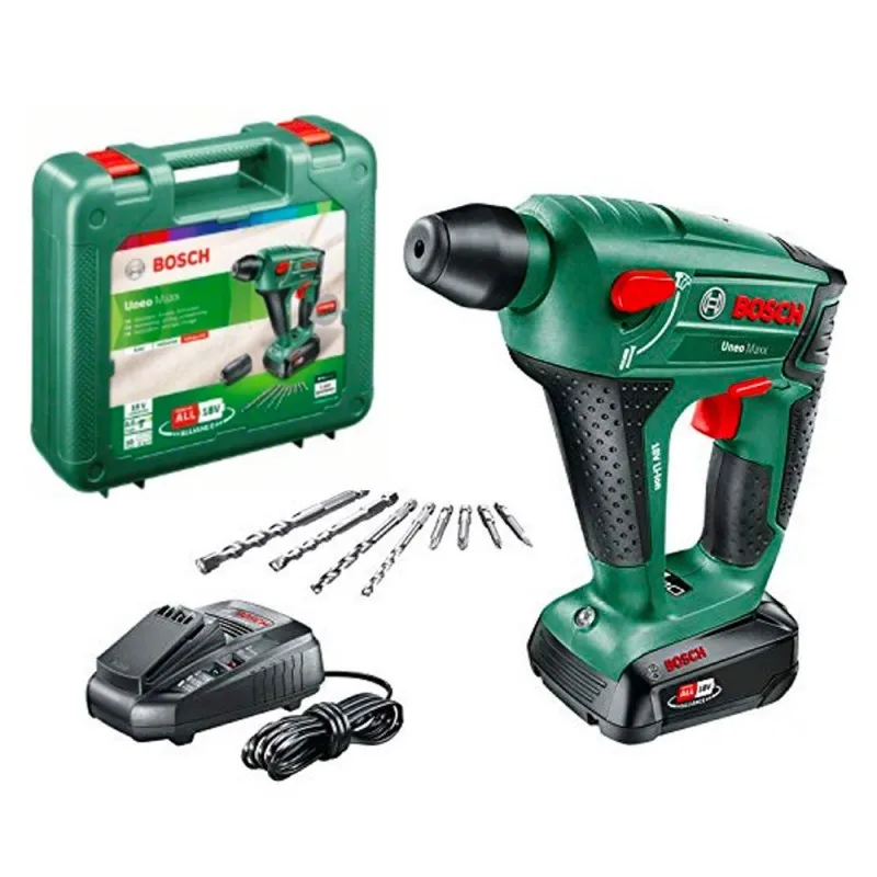 Перфоратор Bosch 060395230F перфоратор для аккумулятора 3 в 1 Uneo Maxx 18 SDS Quick + аккумулятор 2 5