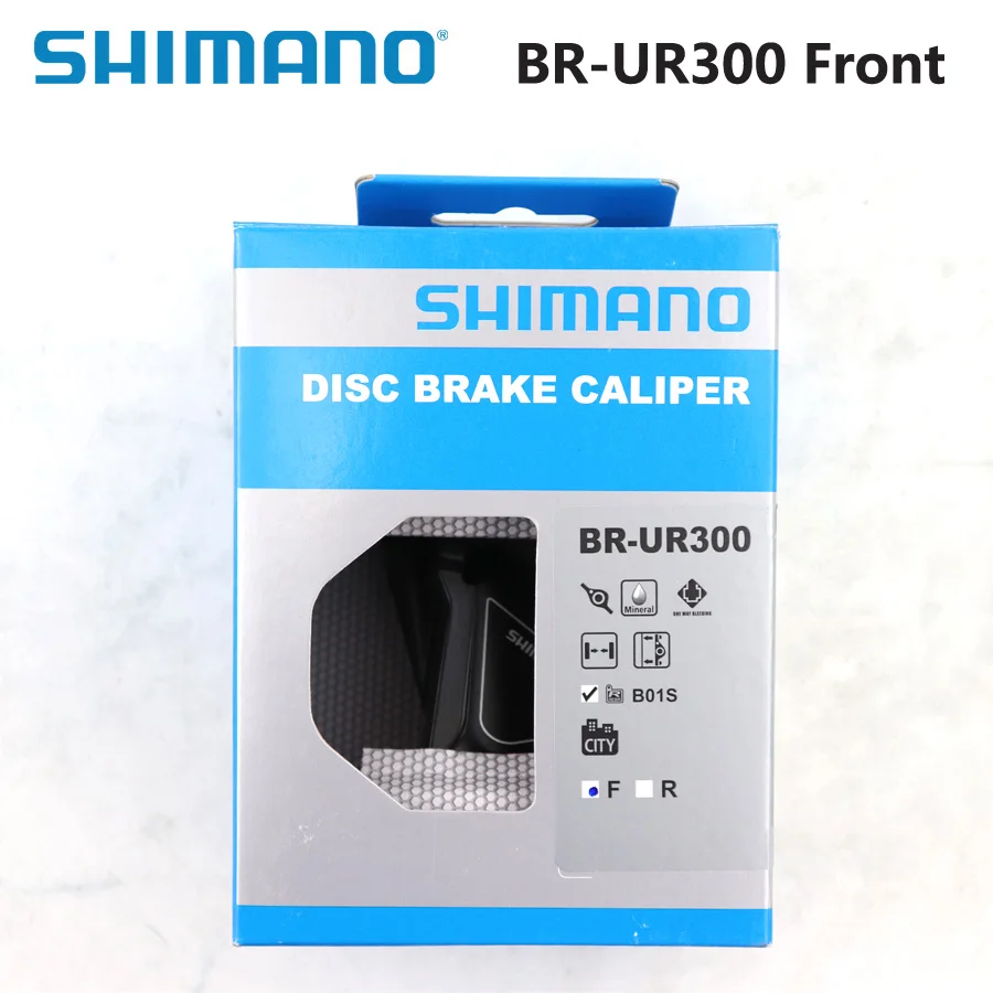 SHIMANO BR-UR300 BR UR300 гидравлический дисковый тормозной суппорт с плоским креплением включает в себя B01S резиновые Тормозные колодки детали велосипеда