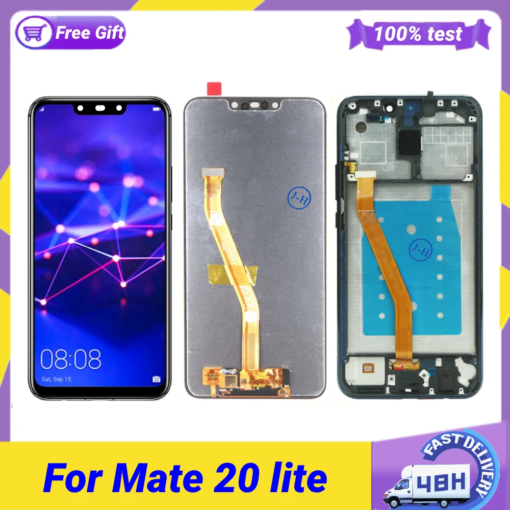 Pantalla LCD Original para Huawei Mate 20 lite, montaje de digitalizador t&aacute;ctil con marco-0