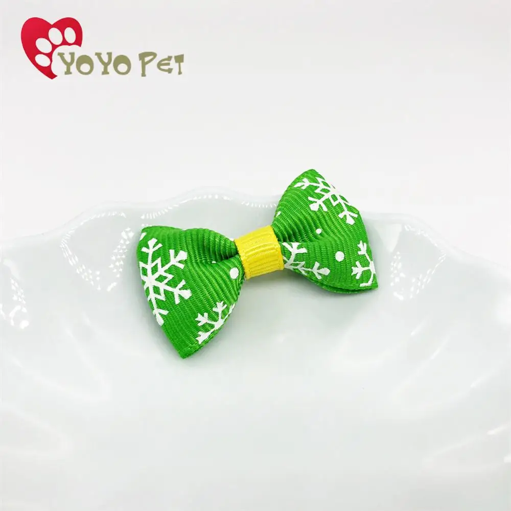 Товары для ухода за домашними животными Тедди Рождественский день бант повязка
