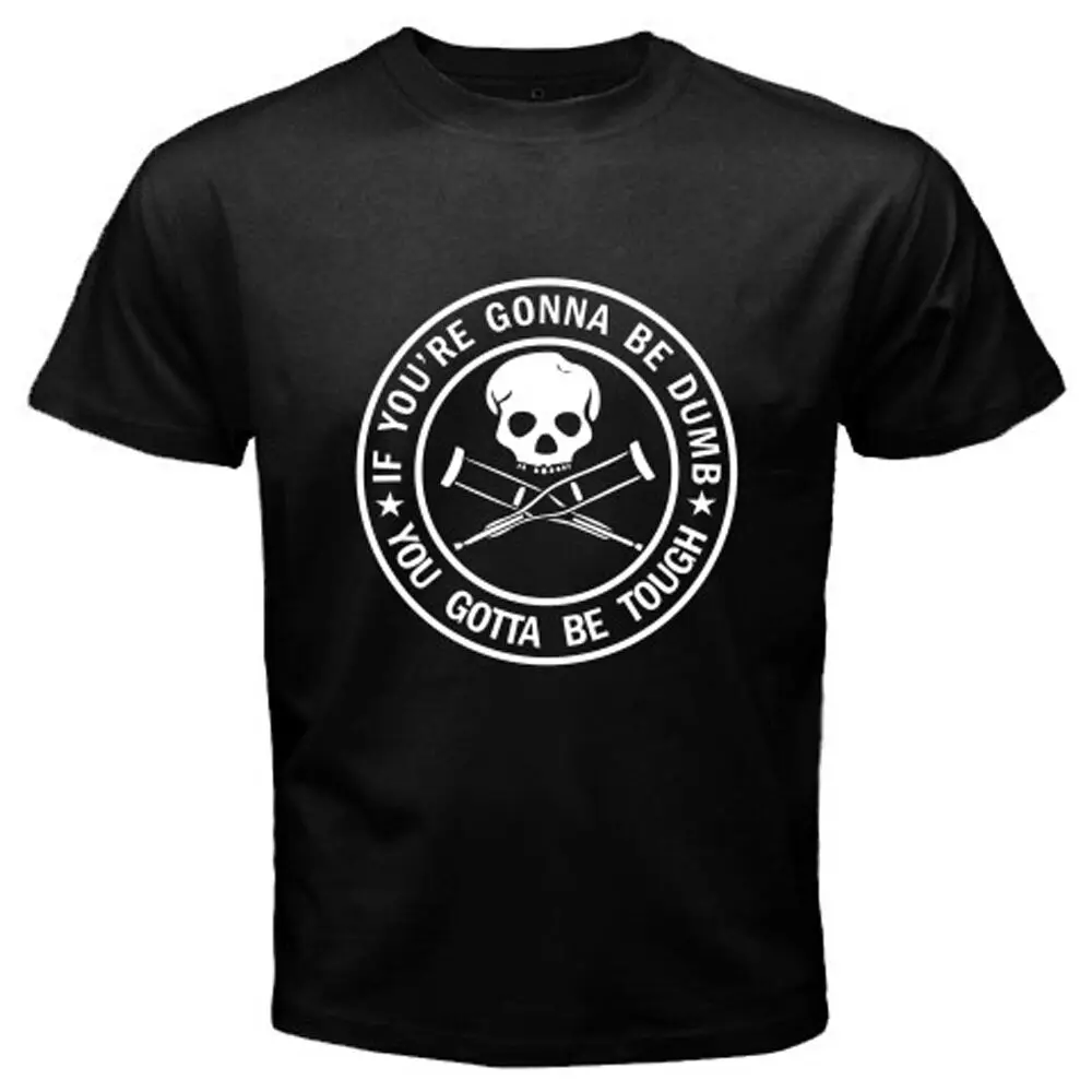 Jackass сериал шоу логотип мужская Черная Футболка размер S M L XL 2XL 3XL| |