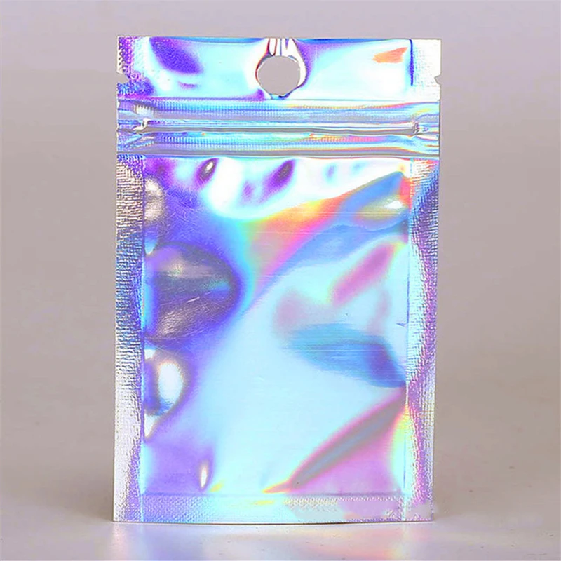 100 шт., голографические сумки на молнии (art.: 3920b614ddfc8) - 3920b614ddfc8