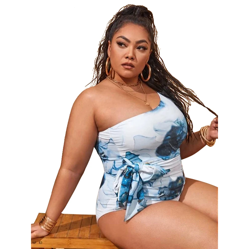 Новинка 2022 женский слитный купальник большого размера купальники купальные