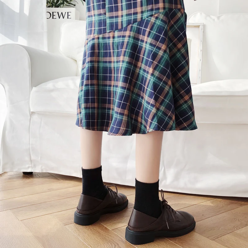 Женские винтажные Туфли-оксфорды из ПУ кожи на плоской подошве | Обувь