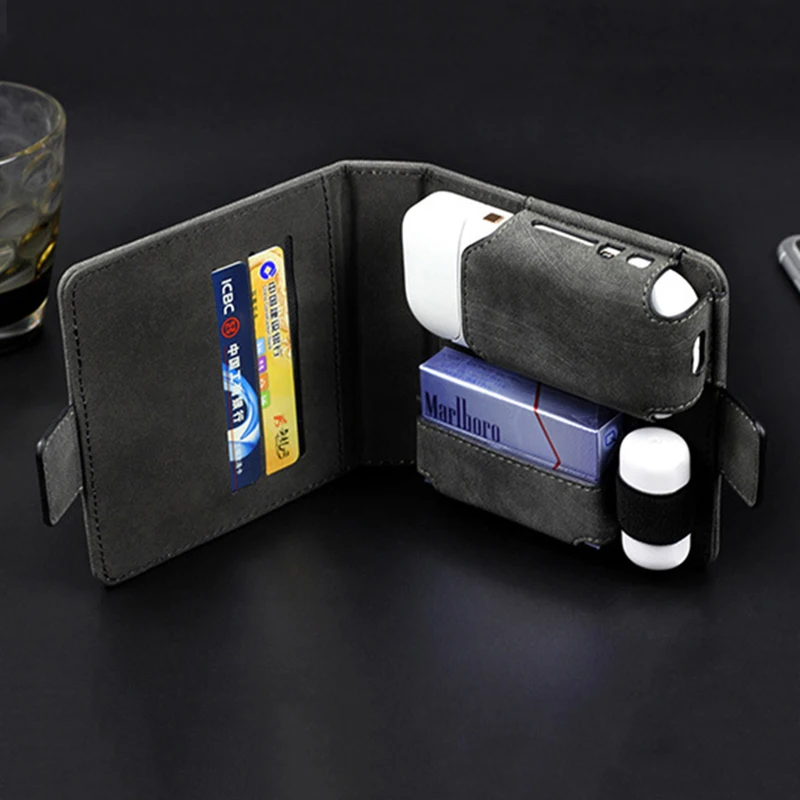 Чехол для IQOS 2 4 PLUS чехол-кошелек сумка защитный держатель чехол-бумажник чехол