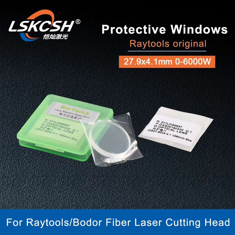 LSKCSH 10 шт./лот Raytools оптические линзы 27.9Dia* 4,1 1064nm 211LCG0035 211LCG0037 24,9* 1.5QBH волоконного лазера Windows Bodor