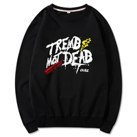 men sweatshirts 2021 new spring and autumn male pullover letter fashion black white gray red plus size 5xl 6xl hot sale h72