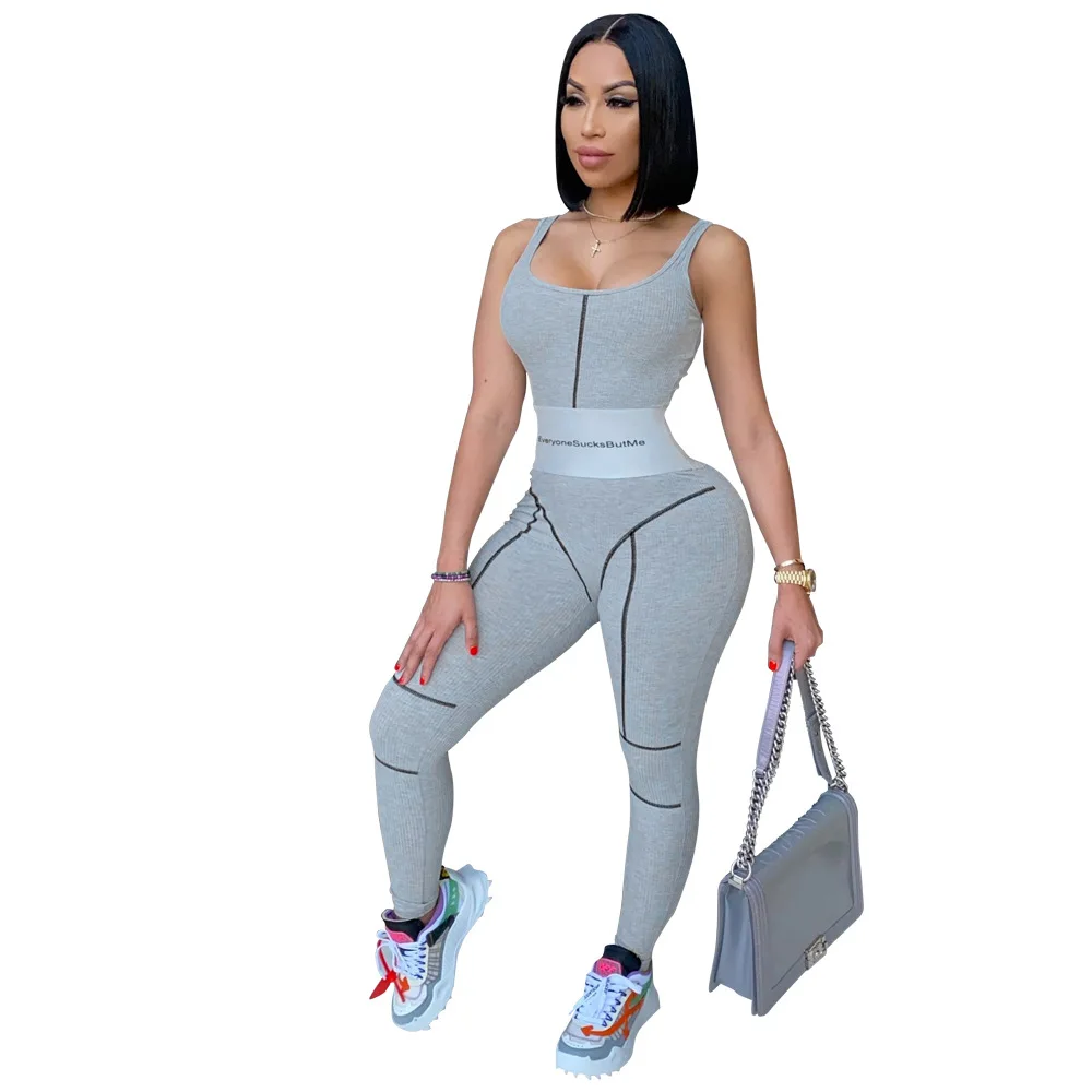 

Casual solid color striped design small pit striped jumpsuit for women women