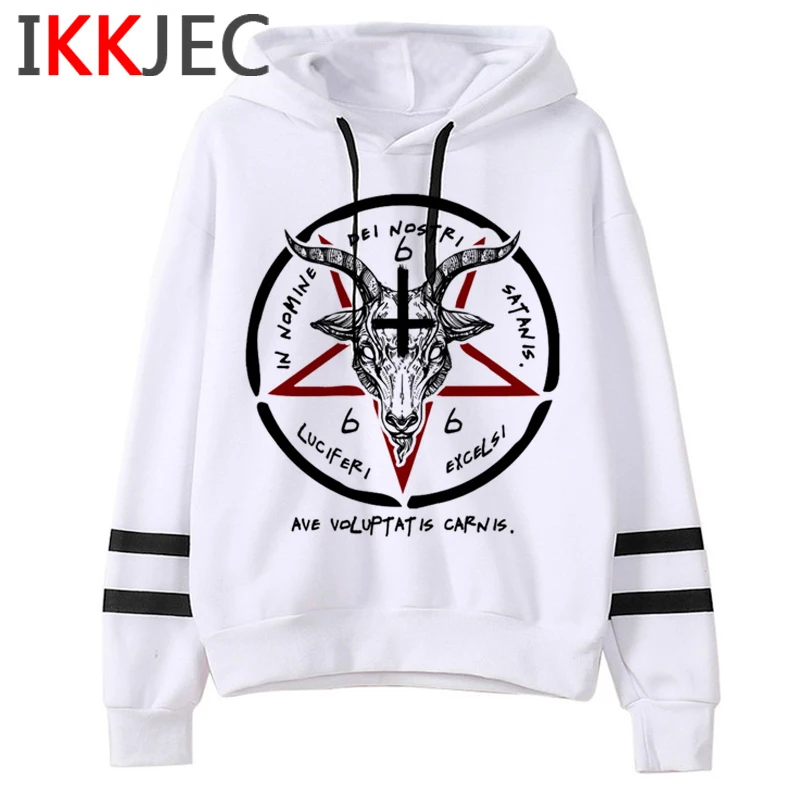 

Satan Lucifer Demon Death Scary Evil Hoodies Men/women Satanism Grim Reaper Baphomet Sweatshirt Hip Hop Horror Hoody Male/female