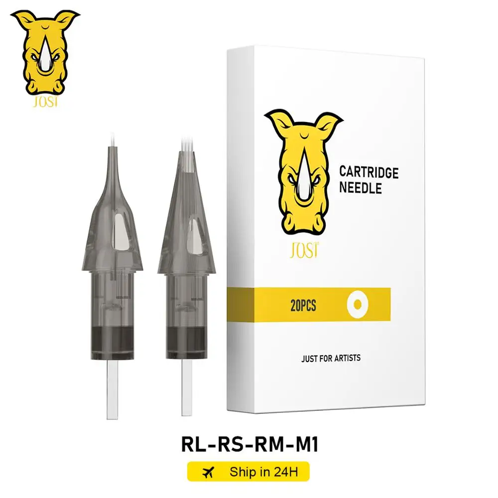 

JOSI 20 шт. иглы татуировки 0,35 мм RL RS RM M1 картридж иглы Одноразовые стерилизованные картридж иглы татуировки для нанесения кремовых теней вклад...
