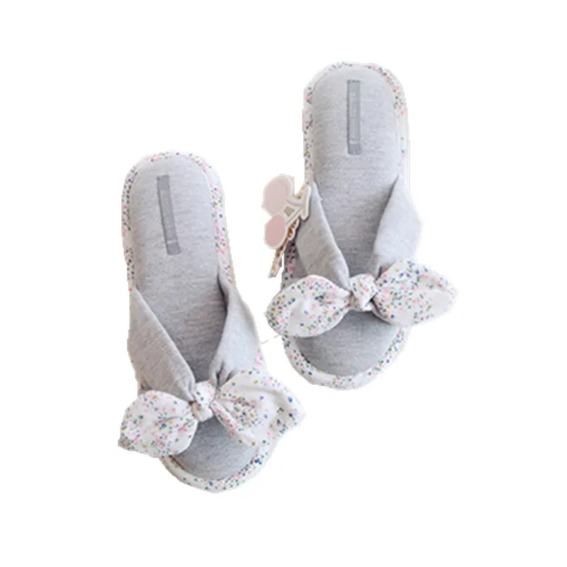 

New Spring Summer Flip Flops Women Slippers Cotton Indoor House Home Bedroom Women Shoes