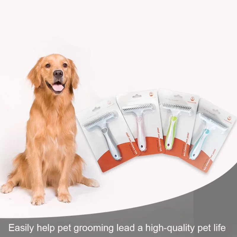 

Pet Cat And Dog Grooming Clean Open Knot Comb Hair Comb Rake Massage Brush