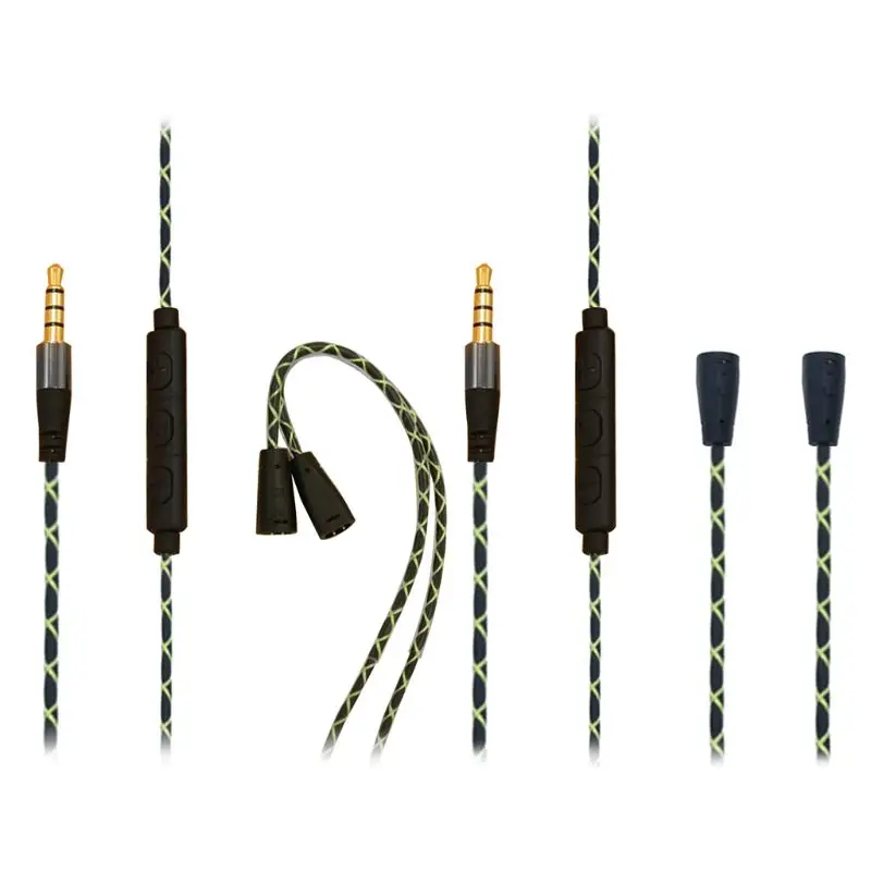 Сменный кабель для наушников с микрофоном Sennheiser IE8 IE80 IE8i аксессуары