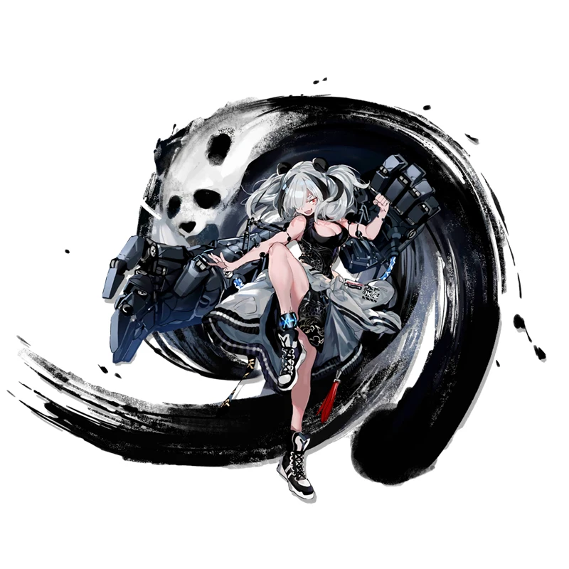 

Three Ratels QC328 Guardian goddess of battle gabinete gamer wall sticker art for studio