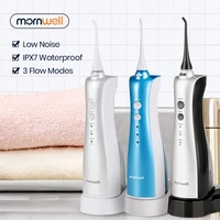 3 modes oral irrigator water flosser portable dental water flosser jet 150ml irrigator dental teeth cleaner with wireless charge
