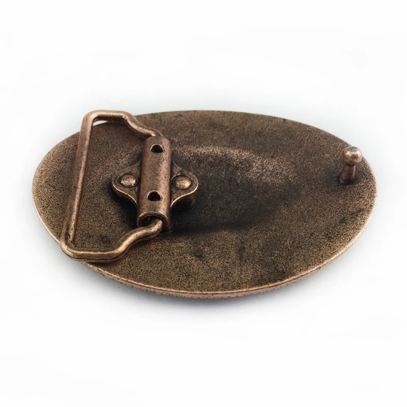 Модная пустая овальная металлическая пряжка для ремня ковбойские деревенские