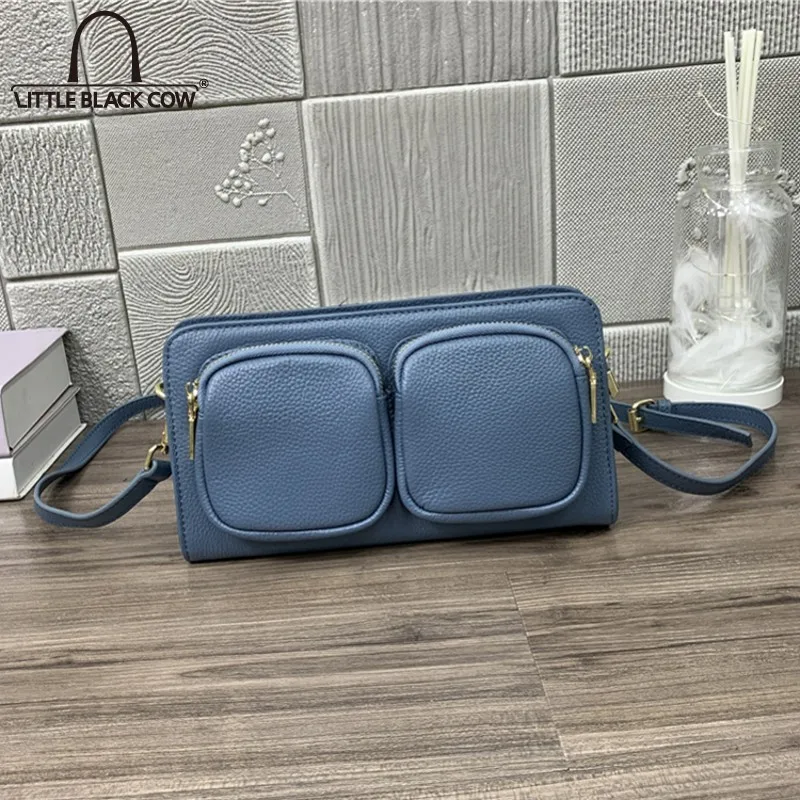 Винтажная модная сумка-мессенджер из натуральной кожи женские новые элегантные