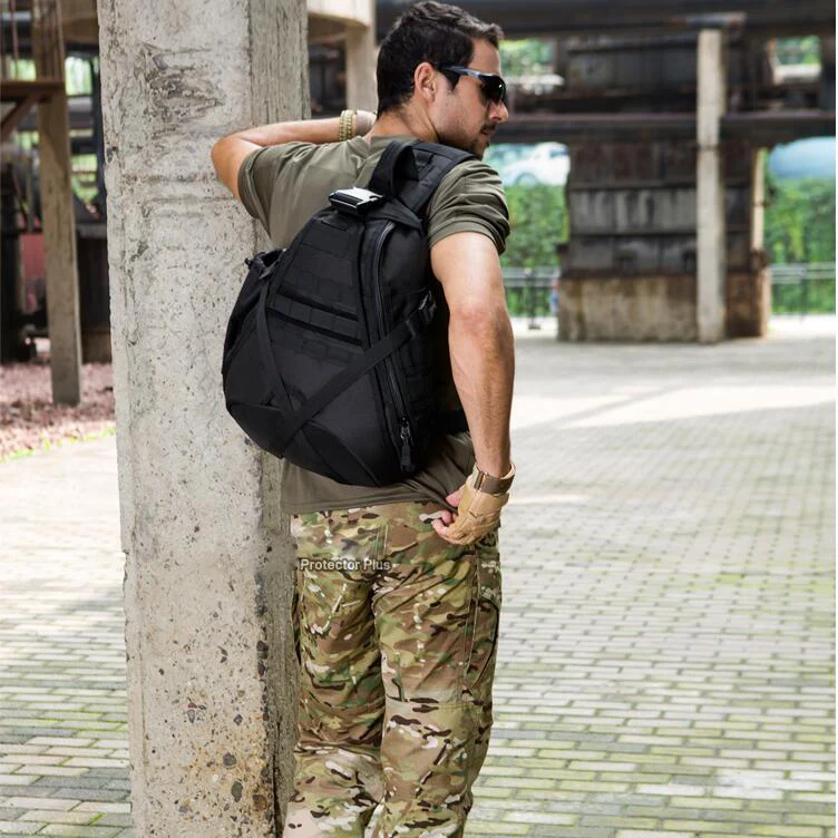 

Tactical Backpack Military Army Assault Rucksack Outdoor Men Big Capacity Camping Hunting Trekking Camouflage Black Brown Bag