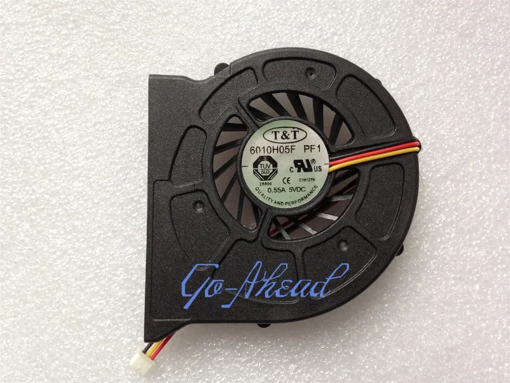 New Notebook CPU Cooling Cooler Fan For MSI CR420 CR420MX CR600 EX620 CX420 CX600 CX620 CX620MX T&ampT 6010H05F PF1 0.55A DC 5V |