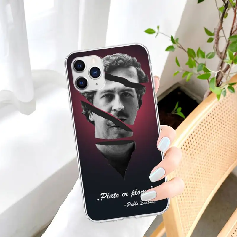 

Pablo Escobar Lovely Transparent Mobile Phone Cover Case For Xiaomi Redmi K30s Ultra Note 9s 9 Pro Max Mi 10 Lite 11 10T Pro