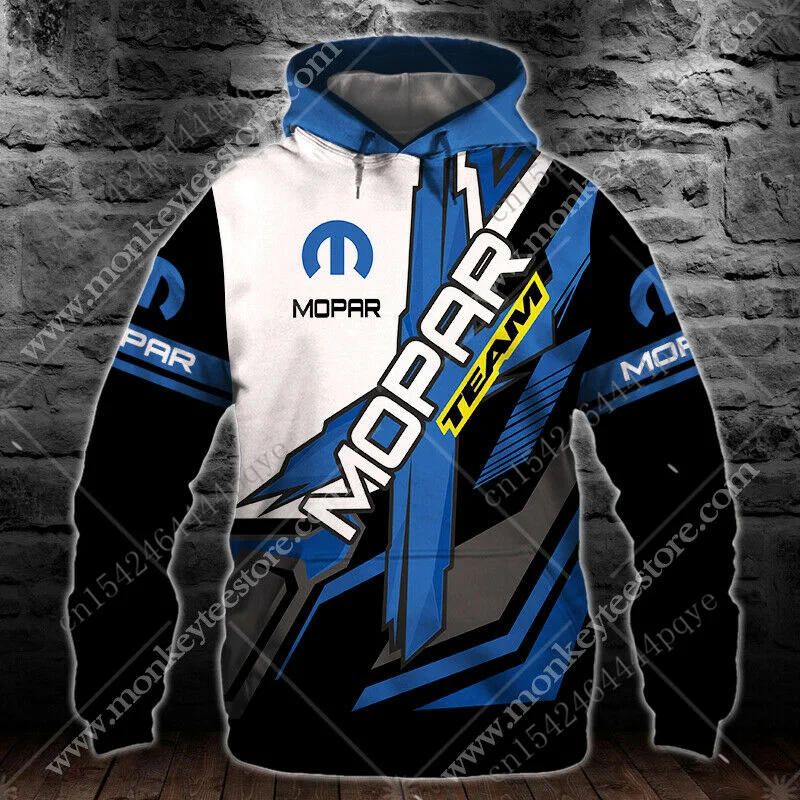 

Толстовка Mopar мужская оверсайз, брендовая кофта с капюшоном, пуловер в стиле Харадзюку, уличная одежда с 3D рисунком аниме