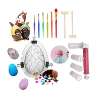 easter egg chocolate mold kit manual cake coloring device 3d dinosaur easter egg mold diy decorating mold kitchen baking tools