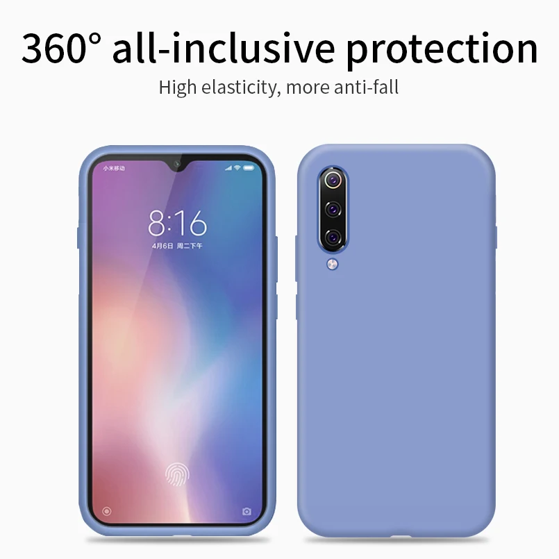 Чехол ASINA для Xiaomi Redmi Note 7 8 9 Pro Официальный Оригинальный чехол из жидкого силикона