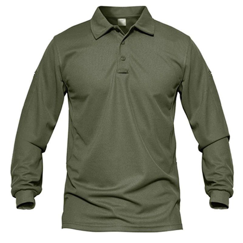 Легкие мужские походные футболки TACVASEN с длинным рукавом для спорта на открытом