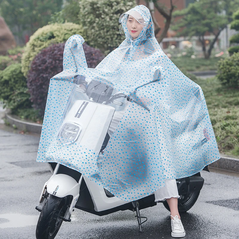 

Прозрачный дождевик для велосипеда и мотоцикла, непродуваемый Дождевик-пончо для мотоцикла, водостойкий прозрачный дождевик, одиночный дв...
