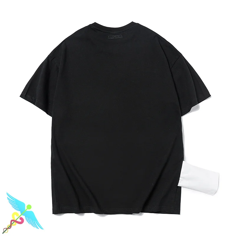 

VETEMENTS T-Shirt Men Women High Quality Embroidery VETEMENTS Tee Shirt Vtm Loose Casual Top Tees Casual Summer